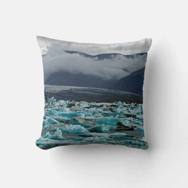 Glacial lake Jokulsarlon - Iceland Cushion (Front)