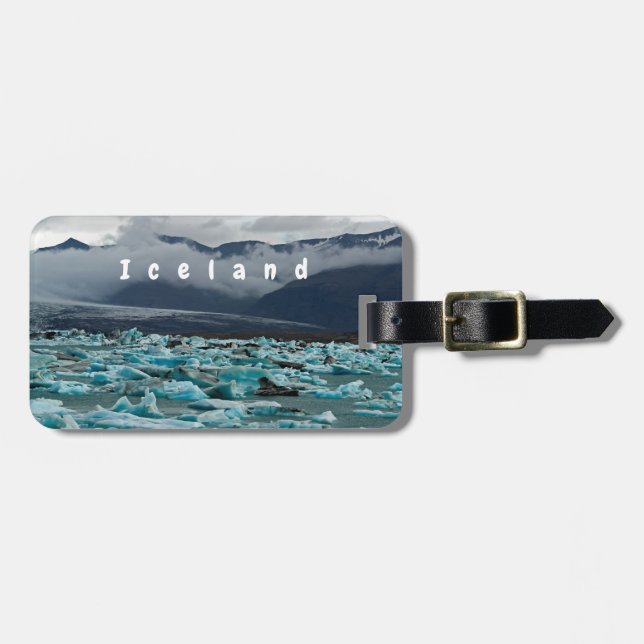 Glacial lake Jokulsarlon - Iceland Luggage Tag (Front Horizontal)