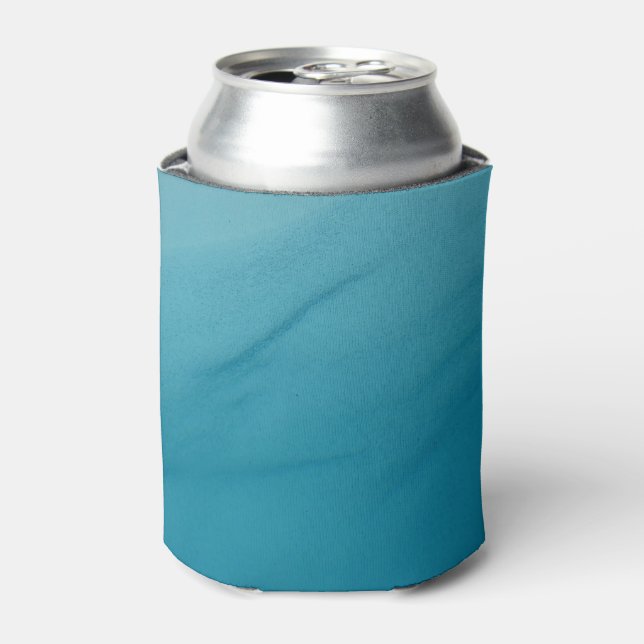 Glacial Melt Abstract Nature Photography Can Cooler (Can Front)