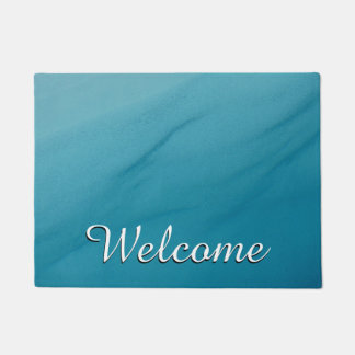 Glacial Melt Abstract Nature Photography Doormat