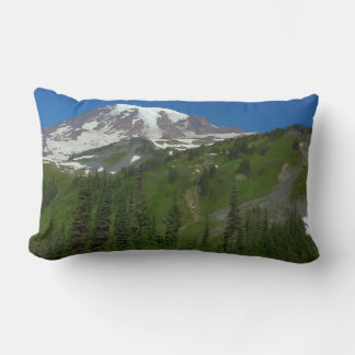 Glacial Melt at Mount Rainier Lumbar Cushion