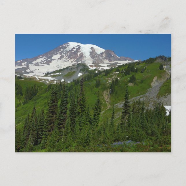 Glacial Melt at Mount Rainier Postcard (Front)