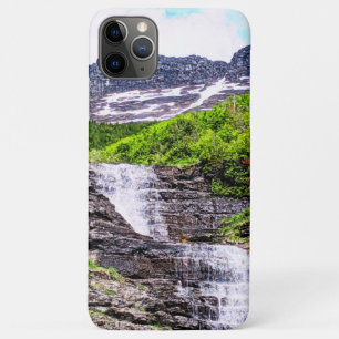 Glacial Melt Waterfalls Rush off Rocky Mountains Case-Mate iPhone Case