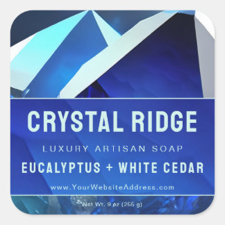 Glacial Mountain Magical Abstract Product Labels