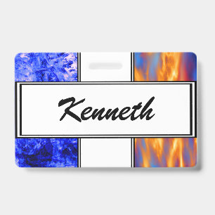 Glaciem et Ignis by Kenneth Yoncich ID Badge
