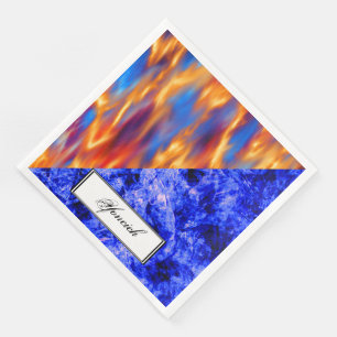 Glaciem et Ignis by Kenneth Yoncich Napkin