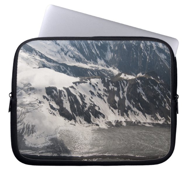 Glacier, Alaska Range Mountains, Alaska, USA Laptop Sleeve (Front)
