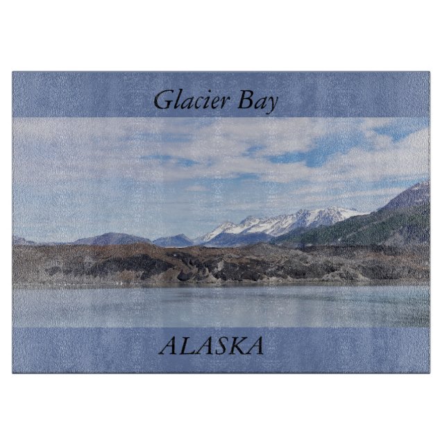 Glacier Bay Alaska Cutting Board (Front)