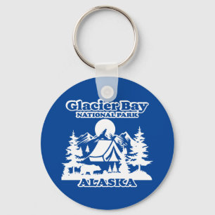 Glacier Bay Alaska Key Ring