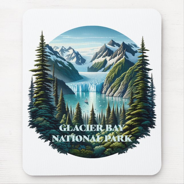 Glacier Bay National Park Alaska Mouse Pad (Front)