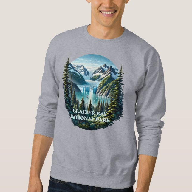 Glacier Bay National Park Alaska Sweatshirt (Front)