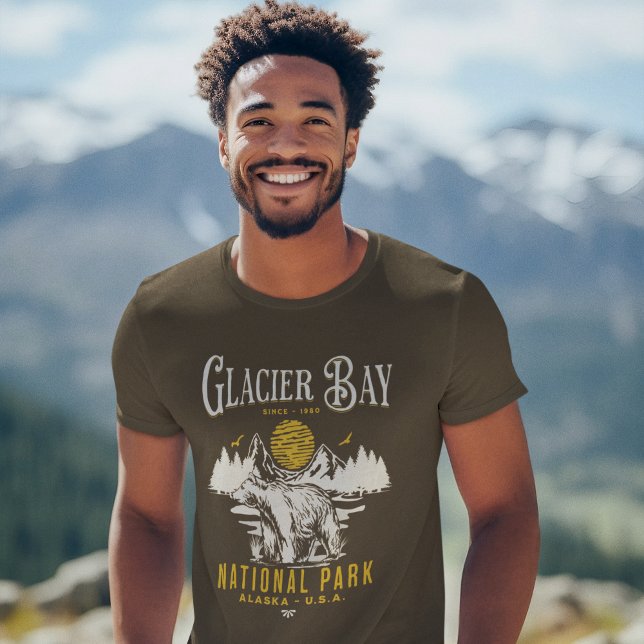 Glacier Bay National Park Cute Forest Landscape T-Shirt (Creator Uploaded)