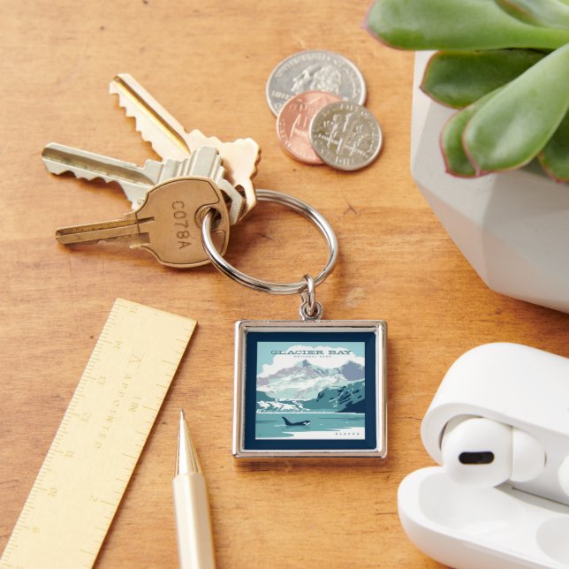 Glacier Bay National Park | Orca Key Ring (Desk)
