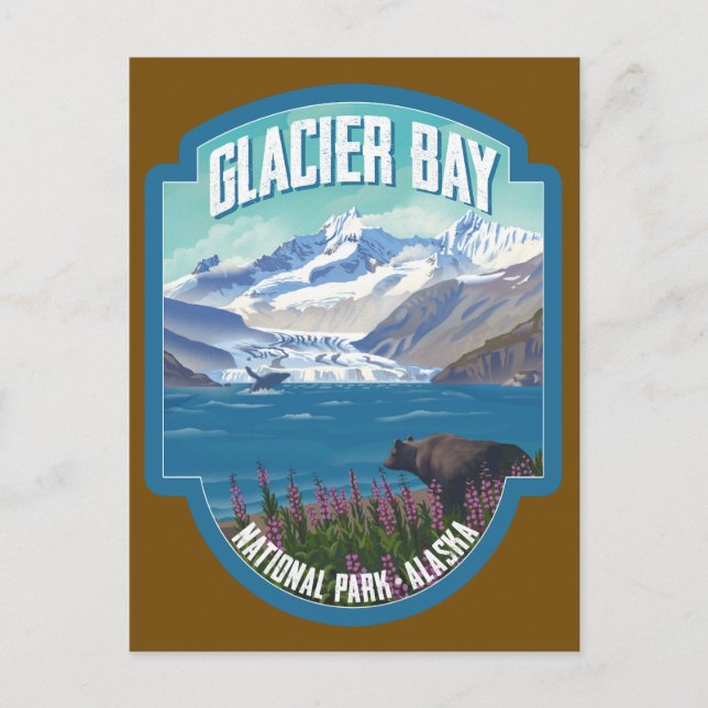 Glacier Bay National Park Postcard (Front)