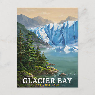 Glacier Bay National Park Scenic Postcard