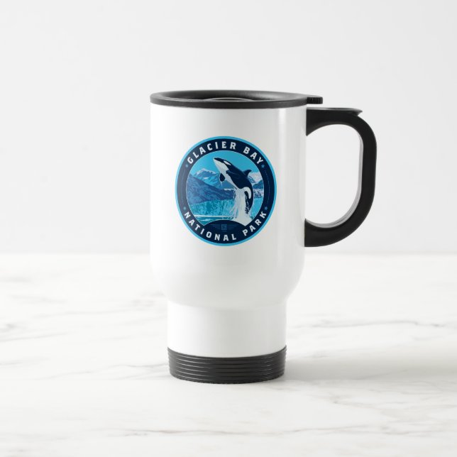 Glacier Bay National Park Travel Mug (Right)