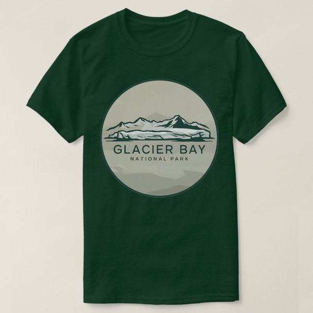 Glacier Bay National Park Travel Tshirt TShirt (Design Front)