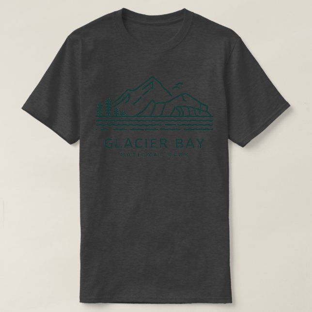 Glacier Bay National Park Travel Tshirt TShirt 2 (Design Front)