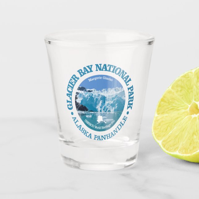 Glacier Bay NP Shot Glass (Front)