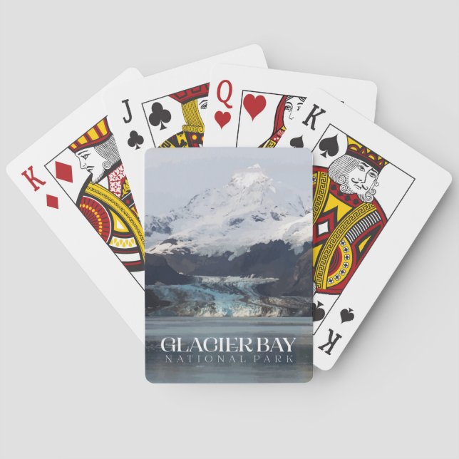 Glacier Bay Playing Cards, National Park Deck Cards (Back)
