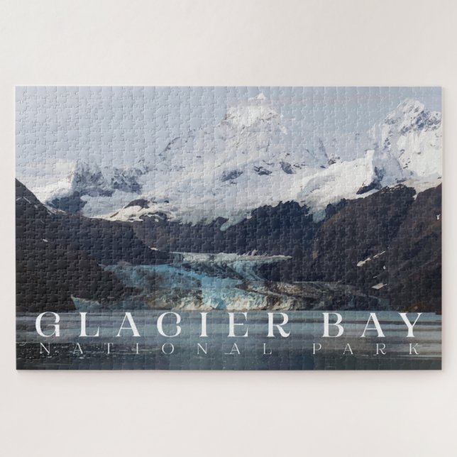 Glacier Bay Puzzle, National Park Jigsaw Puzzle (Horizontal)