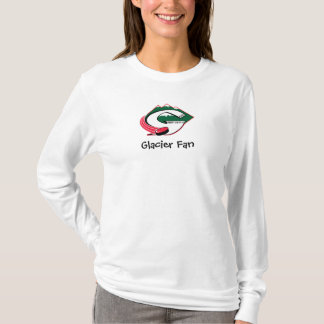 Glacier Fan - Ladies Hoodie T-Shirt