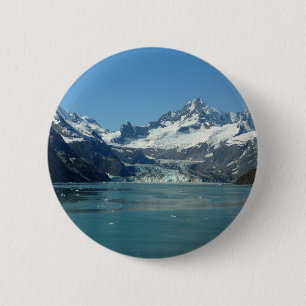 Glacier-Fed Waters of Alaska 6 Cm Round Badge