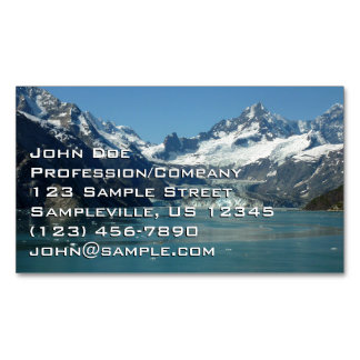 Glacier-Fed Waters of Alaska Magnetic Business Card