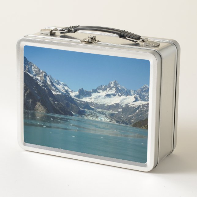 Glacier-Fed Waters of Alaska Metal Lunch Box (Front)