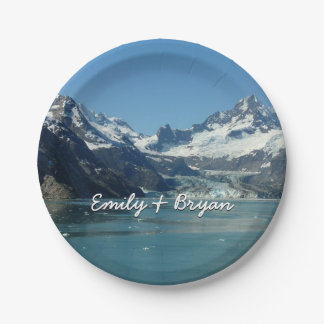 Glacier-Fed Waters of Alaska Paper Plate