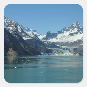 Glacier-Fed Waters of Alaska Square Sticker