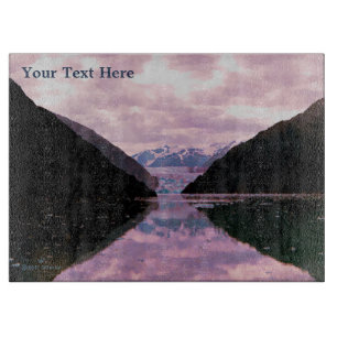 Glacier Fjord Cutting Board
