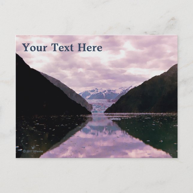 Glacier Fjord Postcard (Front)