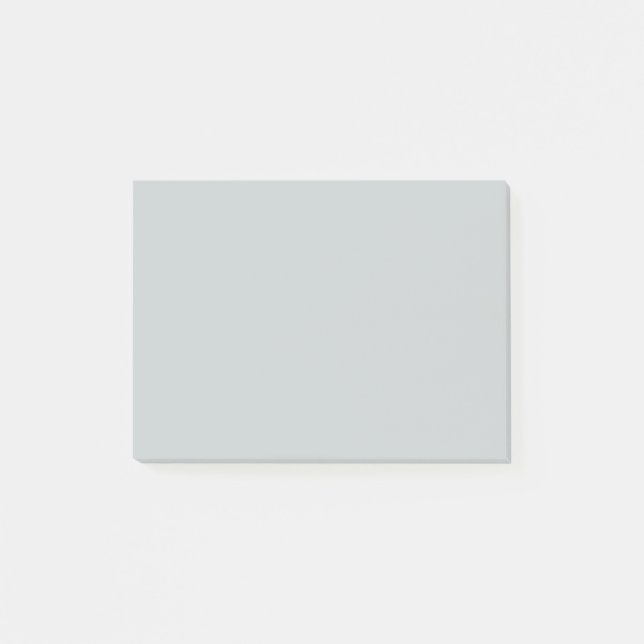 Glacier Grey Grey Trend Colour Background Post-it Notes (Front)