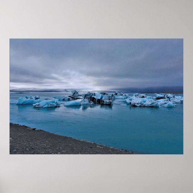 Glacier Lagoon Poster (Front)