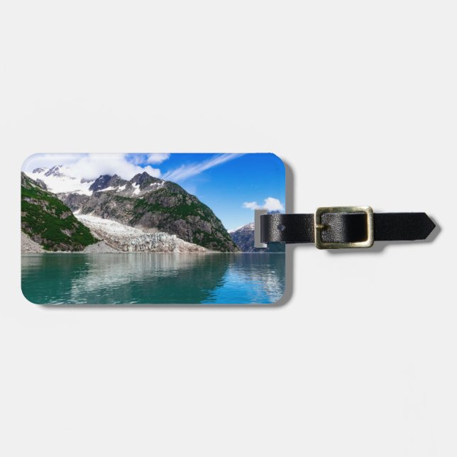 Glacier Luggage Tag (Front Horizontal)