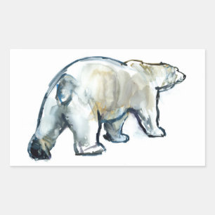 Glacier MInt Rectangular Sticker