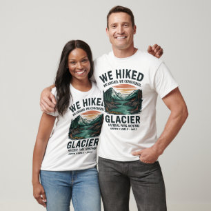 Glacier Montana Custom Family Hiking Shirt