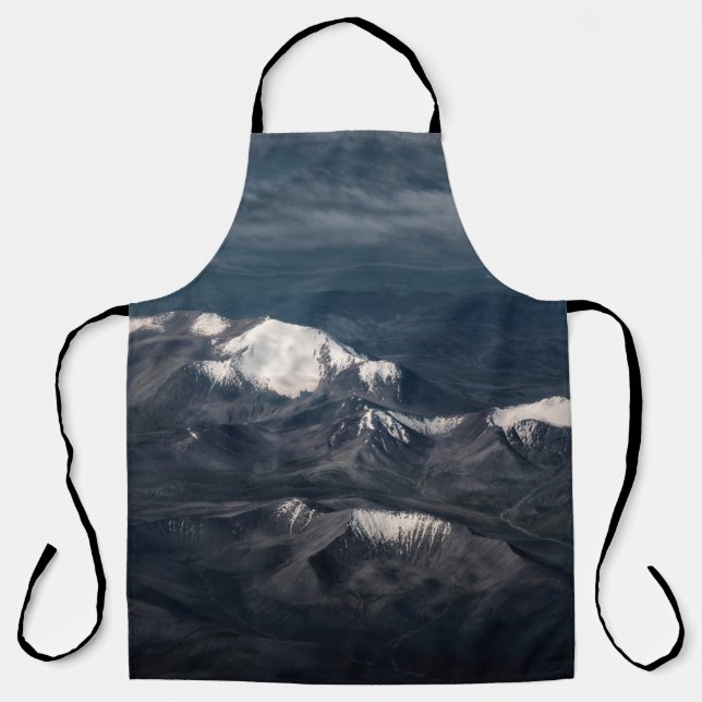 GLACIER MOUNTAINS DURING DAY APRON (Front)