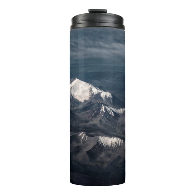 GLACIER MOUNTAINS DURING DAY THERMAL TUMBLER (Front)