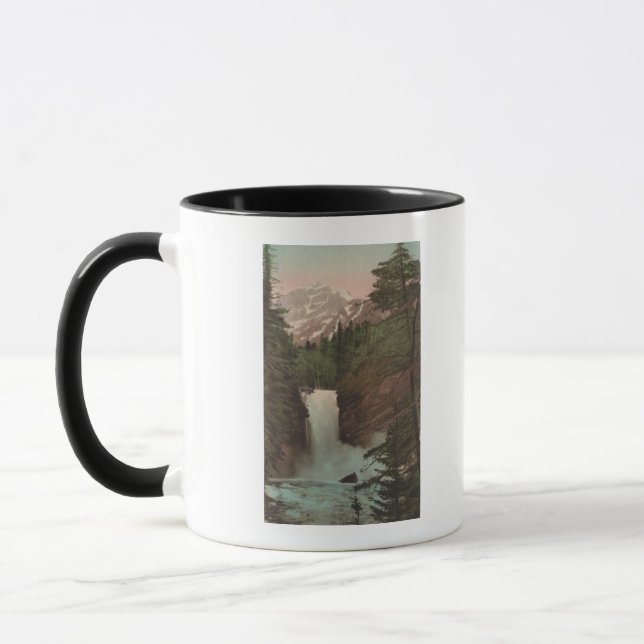 Glacier, MTView of Trick Falls Glacier, MT Mug (Left)