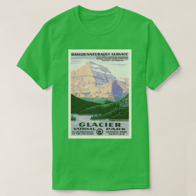 Glacier National Park 28 T-Shirt (Design Front)