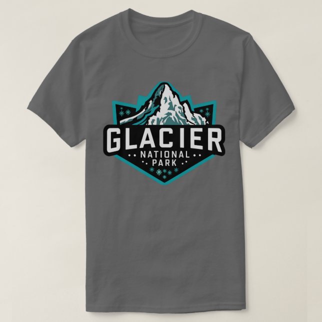 Glacier National Park  3 T-Shirt (Design Front)