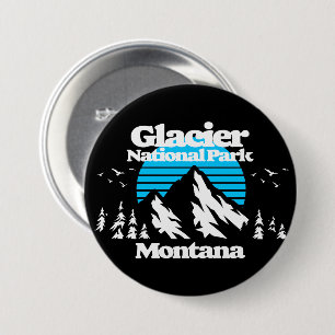 Glacier National Park 7.5 Cm Round Badge
