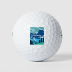 Glacier National Park and Kintla Lake in Montana Golf Balls