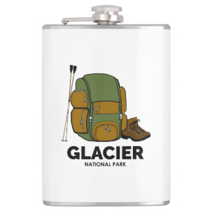 Glacier National Park Backpack Hip Flask
