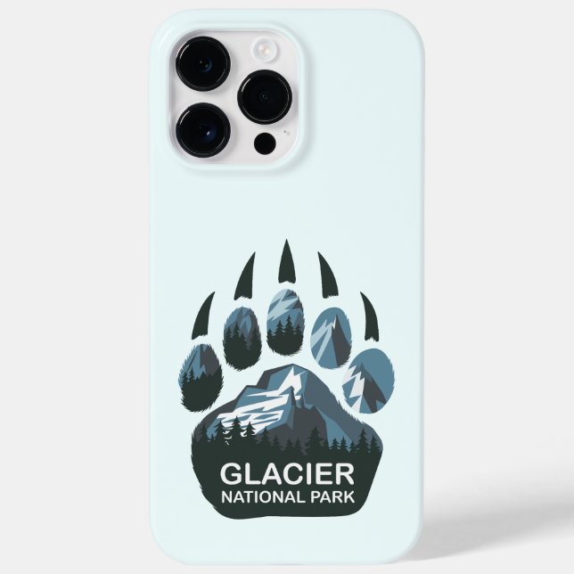 Glacier National Park Bear Paw Case-Mate iPhone Case (Back)