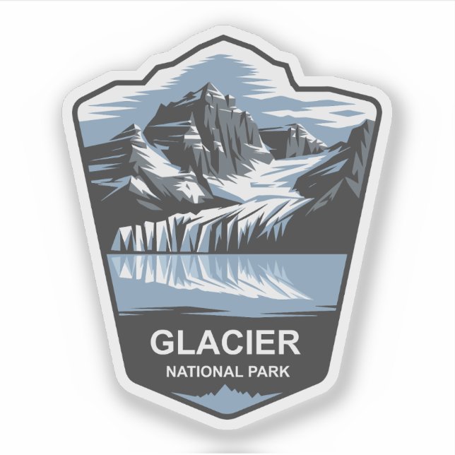 Glacier National Park Emblem  (Front)