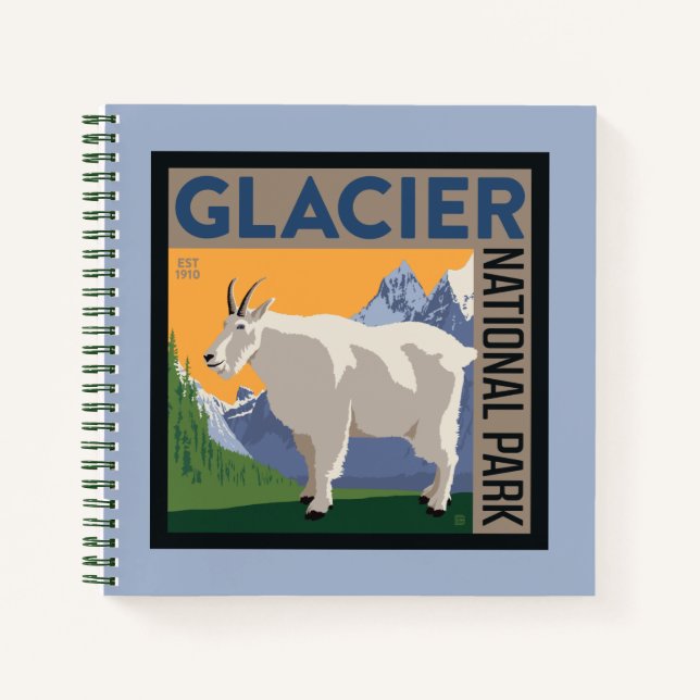 Glacier National Park | Goat Notebook (Front)