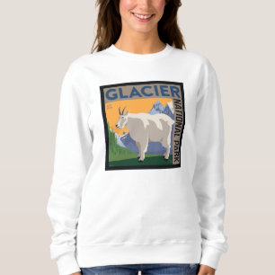 Glacier National Park   Goat Sweatshirt